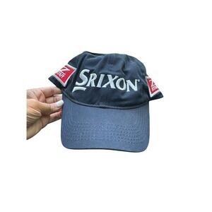Srixon‎ Z Star Baseball Cap Hat Golf Navy Blue Adjustable 100% Cotton Canvas